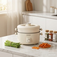 Cuisinière électrique à pression multifonctionnelle à double couche antiadhésive la plus vendue, 5L, cuisinière électrique
