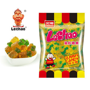 Vente directe d'usine, sachet de 1 kg en vrac, bonbons gélifiés fruités en forme d'ananas 3D, <span class=keywords><strong>halal</strong></span> - Product Image 1