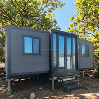 Maison conteneur extensible de 30 pieds, maison préfabriquée pour villa, logement résidentiel