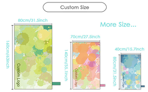 Asciugamano da spiaggia in microfibra in microfibra con sublimazione personalizzata ad asciugatura rapida e pelle scamosciata molto morbida senza sabbia - Product Image 5