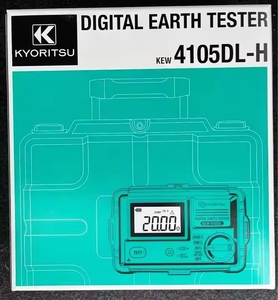 เครื่องทดสอบแรงดันไฟฟ้าดิน Kyoritsu Kew4105DL-H ของแท้ใหม่ 220v เครื่องวัดความต้านทานดิน 3 ขั้ว 2 ขั้ว - Product Image 2
