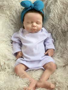 ตุ๊กตาเด็กผู้หญิงผิวสีดำ ขนาด 45 ซม. น่ารัก เหมือนจริง คุณภาพสูง แบบ Bebe Reborn - Product Image 3