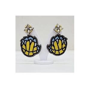 Boucles d'oreilles pendantes en perles de rocaille faites à la main, légères, pour les jours de match, les jours sportifs, les filles, bijoux en provenance d'Inde - Product Image 2