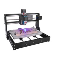 CNC 3018 Pro 3 axes, mini routeur CNC de bureau pour le fraisage du bois, du cuir et de l'acrylique, le perçage, la gravure au laser, avec commande GRBL