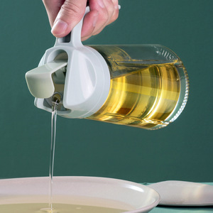 Pot à <span class=keywords><strong>huile</strong></span> en verre moderne de haute qualité, écologique, anti-fuite, ouverture/fermeture automatique, 300 ml, multifonctionnel, pour la <span class=keywords><strong>cuisine</strong></span>, les assaisonnements, les fêtes - Product Image 5