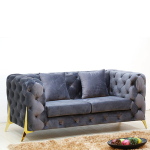 Office 3 <strong>Piece</strong> Velvet Sofas Wohnzimmer and Home Chesterfield <strong>Couch</strong> Sofas for Living Room Furniture 3 <strong>2</strong> 1 Sofa <strong>Set</strong> Designs - Product Image 2