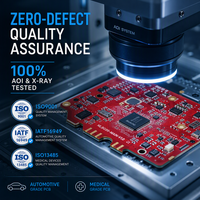 Service de prototypage rapide de circuits imprimés rouges (PCB) et de montage PCBA, qualité garantie à 100 %, assemblage SMT clé en main pour applications automobiles et industrielles
