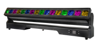 QSE Lighting - Juego de 16 Luces LED Zoom Matrix de 40W, Cabezales Móviles con Cuerpo de ABS, RGBW DMX512/Control Activado por Sonido para Discotecas y Clubes Nocturnos