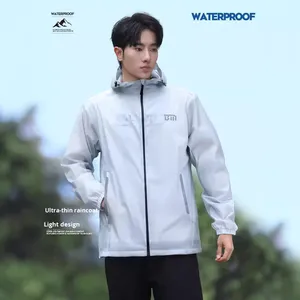 Ensemble imperméable et pantalon de pluie en fibre de polyester pour véhicules électriques et motos, léger, type séparé, imperméable, à capuche, pour l'extérieur - Product Image 3