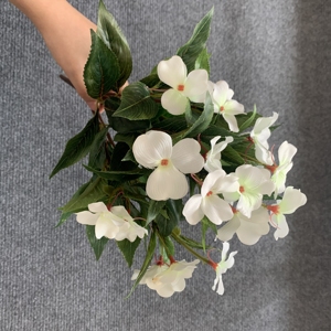 ขายร้อนจําลองสูง 7 สาขาผ้าไหมพลาสติกตกแต่งประดิษฐ์ impatiens บาล์สมิดอกไม้และพืชสําหรับงานแต่งงานที่บ้าน - Product Image 3