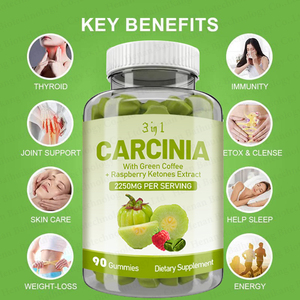 Ultra alta resistencia HCA peso natural Los Diet Gummy Capsules <span class=keywords><strong>XT</strong></span> mejor quemador de grasa Slim & Detox Max - Product Image 4