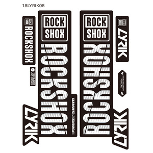 Pegatina de horquilla delantera para <span class=keywords><strong>bicicleta</strong></span> de <span class=keywords><strong>montaña</strong></span>, varios colores A elegir, material de PVC, adhesivo creativo - Product Image 4