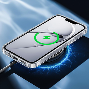Magnetic Wireless Charging Hard Clear PC Phone Case for <strong>iPhone</strong> 16e 17 air - Product Image 5