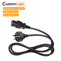 Cable de Alimentación 100% Cobre IEC P-Lock C13 a AU para PDU, Rack de Servidores, Centro de Datos, Fabricante OEM