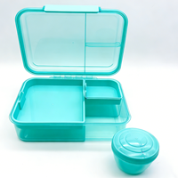 Boîte de rangement alimentaire en PP double couche de qualité supérieure, boîte à lunch pour enfants, ensemble de boîtes bento avec bol