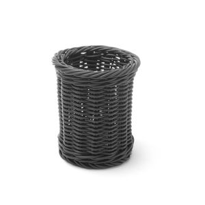 Cestino Portaposate Nero HENDI Diametro 100mm e Altezza 120mm Elegante Soluzione di Stoccaggio - Product Image 1