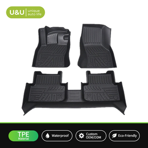 Custom 5D TPE Waterproof Heavy Duty Deep Dish All Weather Odorless <strong>Car</strong> Carpet Anti-Slip <strong>Universal</strong> Floor <strong>Mats</strong> <strong>Car</strong> - Product Image 1