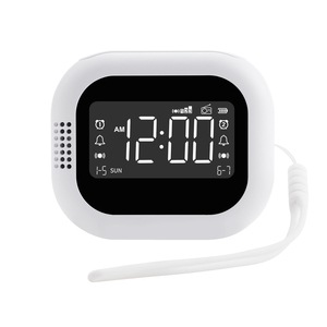 Quarto Rádio FM Vibração Despertador <span class=keywords><strong>Display</strong></span> Digital Moderno para a Aposentadoria com bateria 2 Define Alarme - Product Image 1
