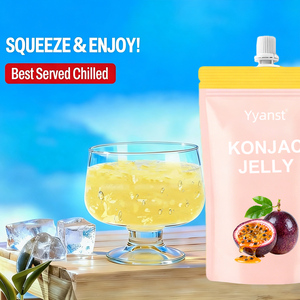 Gelée de konjac à la passion fruit, marque privée, faible en calories, brûle-graisses, pour la gestion du poids, complément alimentaire, échantillon gratuit - Product Image 4