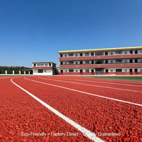 Piste d'athlétisme extérieure en caoutchouc in situ, piste de course à restitution d'énergie supérieure, piste d'athlétisme de 400 m pour les stades australiens
