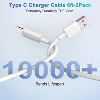 Cable de carga rápida de 30CM, 120W, 10A, cargador rápido, USB a tipo C, cables de transferencia de datos de alta velocidad para Samsung, Xiaomi, Huawei