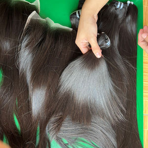 Vente en gros pas cher Prix Brésilien Vietnam Cheveux 10A 12A 100% Vierge Cheveux Vendeur Os Droite Cuticule Alignée Paquets de Cheveux Humains - Product Image 1