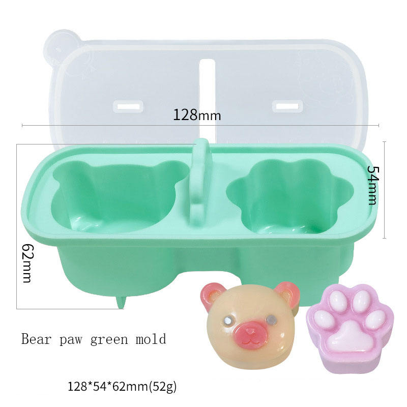 D5078 Moule vert patte d'ours