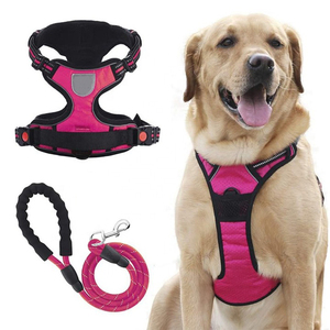 Arnés Ajustable para Perro de Fábrica Bsci, Chaleco Reflectante Antitirones con Asa, Correas Reforzadas de Alta Visibilidad, Control Fácil, Nailon - Product Image 1