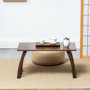 Mesa de Centro Tatami Color Nogal, Madera Maciza, Multifuncional, Estilo Zen, Uso Interior y Exterior - Product Image 3