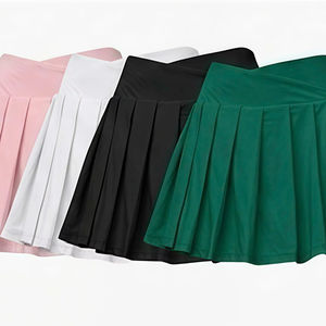 Service OEM de haute qualité pour jupes de golf sportives pour femmes, mini-jupes plissées taille haute avec logo brodé personnalisé, fabrication en usine - Product Image 1