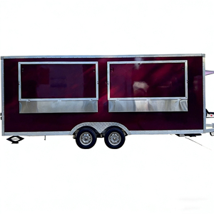 Carrito de Venta Ambulante Multifuncional de Acero Inoxidable con Cuatro Ruedas para Desayuno, Merienda, Té con Leche y Bebidas - Product Image 2