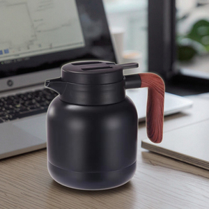 กระติกน้ำร้อนสูญญากาศทันสมัยหม้อกาแฟชา1L ฉน<span class=keywords><strong>ว</strong></span>นกันความร้อนผนังสองชั้นสแตนเลส - Product Image 5