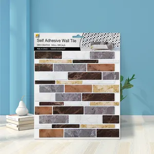 Marble And Small Stone Wall Tile Sticker For Kitchen And Wall Decoration