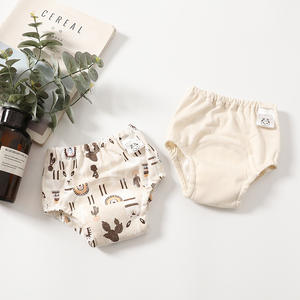 Pantalones de Entrenamiento para Ir al Baño para Bebés, 7A, 100% Algodón, Lavables, Transpirables, Anti-Sudor, con Estampado, Protección Contra Fugas, Superficie Seca, Talla Personalizada 0-2 Años - Product Image 6