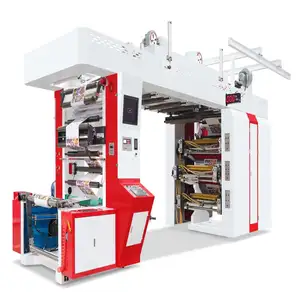 Impresora automática de impresión flexográfica central Ci de rollo a rollo no tejido de seis colores