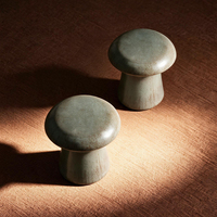 Tabouret, table d'appoint, chaise et ottoman en céramique, design moderne et portable, pour salon, chambre, appartement, atelier, parc