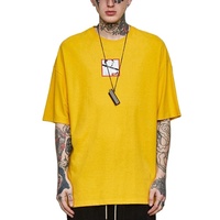 T-shirt streetwear surdimensionné pour homme, design personnalisé, logo imprimé à l'écran, impression DTG, t-shirts à manches courtes, créez votre propre logo, faible MOQ