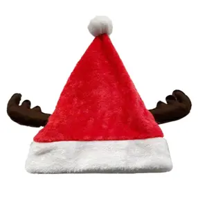 ของตกแต่งคริสต์มาส หมวกและแตรซานต้าสั่งทําพิเศษ หมวกและหมวกตุ๊กตาซานต้า