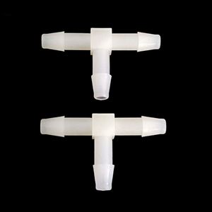 Connecteur en T PVDF Barb égal en plastique à Barb Trois voies Tube Té Forme Raccord barbelé - Product Image 1