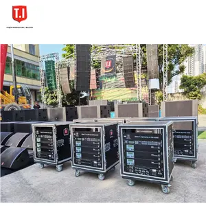 T.I pro audio sound system 4 in 8 out digital processor pa system speaker professional sound processors