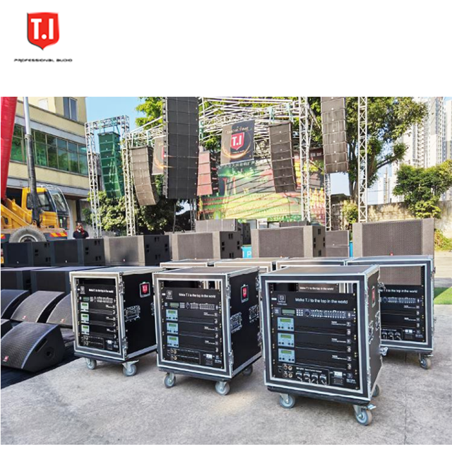 T.I Pro Audio Sound System 4 in 8 Out Digital Processor pa System Speaker Professional Sound Processors