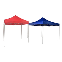 Carpa Plegable Promocional de 3x3 Metros para Interiores, con Impresión Personalizada, para Eventos, Fiestas, Ferias Comerciales, con Logotipo, de una Sola Capa