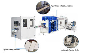 Machine automatique de fabrication d'essuie-mains en tissu facial Ligne V pliante 6/<span class=keywords><strong>7</strong></span>/8/9/10 avec moteur Composants PLC de Delta <span class=keywords><strong>Omron</strong></span> - Product Image 3
