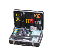 Kit portable de préparation et de terminaison rapide pour fibre optique avec dénudage, coupe, VFL et puissancemètre