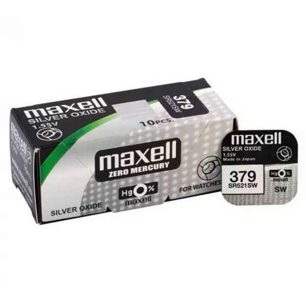 For 379 Silver Oxide Battery 1.55V Zero Mercury for Watches in Stock Made in China
