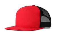 Ensemble de casquettes en filet pour chauffeur de camion sept pièces casquettes de baseball en polyester durable respirant broderie chapeaux de bonnet de protection solaire en plein air