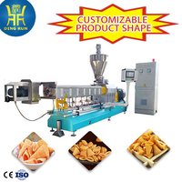 Nouvelle machine extrudeuse automatique de snacks de maïs soufflé, usine d'équipement alimentaire clé en main, ligne de production de snacks de maïs soufflé