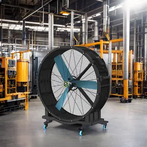 High Performance 1.5m 2m Big Wind Standing Mobile Industrial Fan For Ventilation