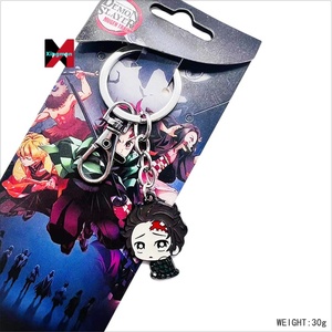 การ์ตูนสองหยวนผงถ่านผีช่วงคุณถั่วน่ารักกระเป๋านักเรียนจี้แอนิเมชันเครื่องประดับสตริงพวงกุญแจ - Product Image 2