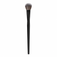 Pinceau de maquillage professionnel KB114 avec fibre de haute qualité de 0,07 mm, virole en aluminium épaissie et manche en bois de qualité supérieure